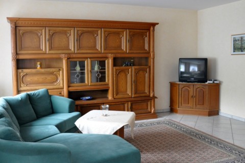 Relax in the cozy living room of our apartments.